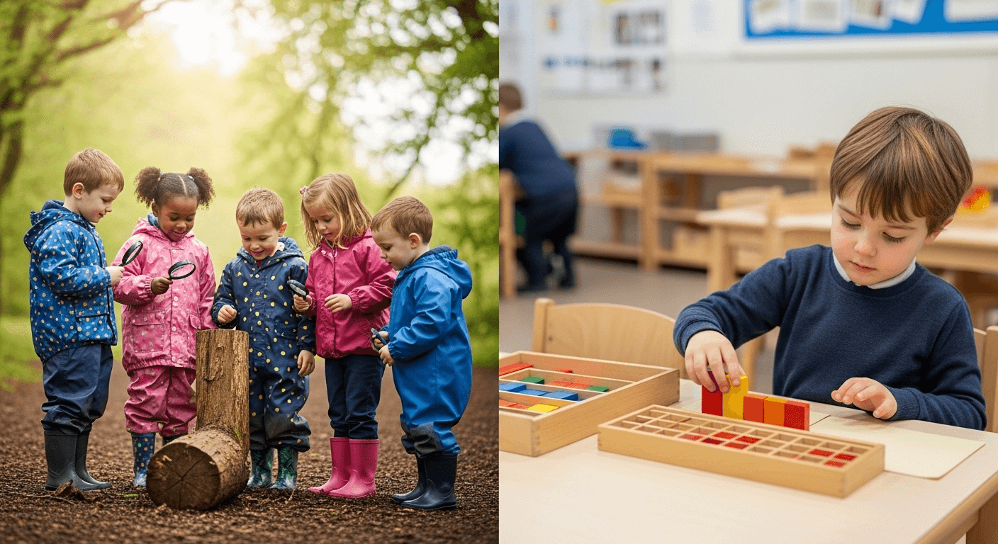 Forest School or Montessori? Choosing the Right Path for Your Child